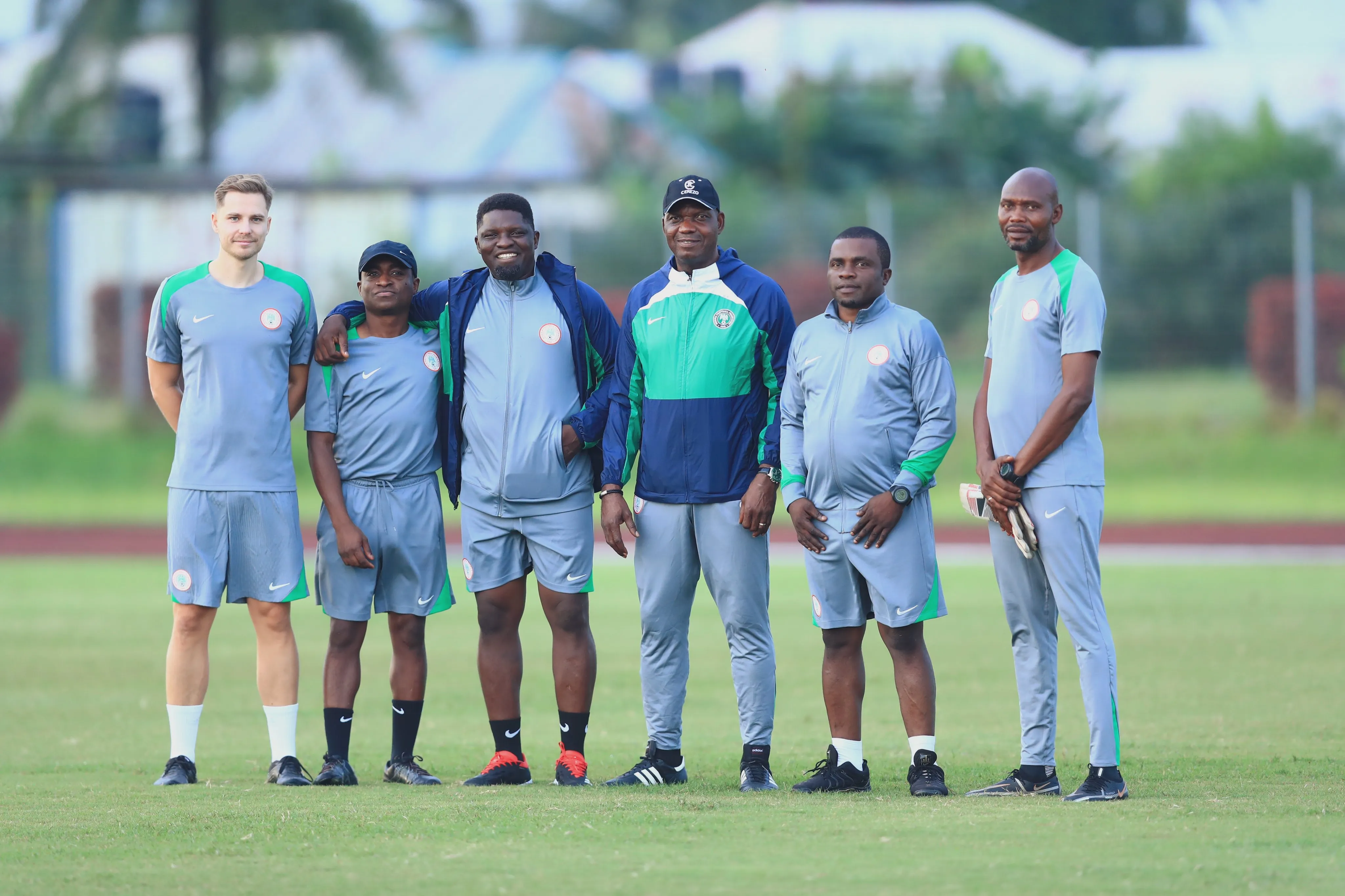 Eboboritse Uwejamomere, Daniel Ogunmodede, Fidelis Ilechukwu and Austin Eguavoen