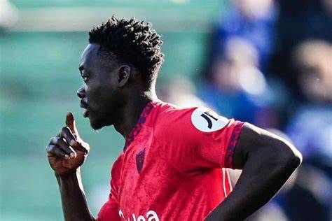 Sevilla vs Barcelona: Nigeria’s Akor Adams misses chance to improve big-game record