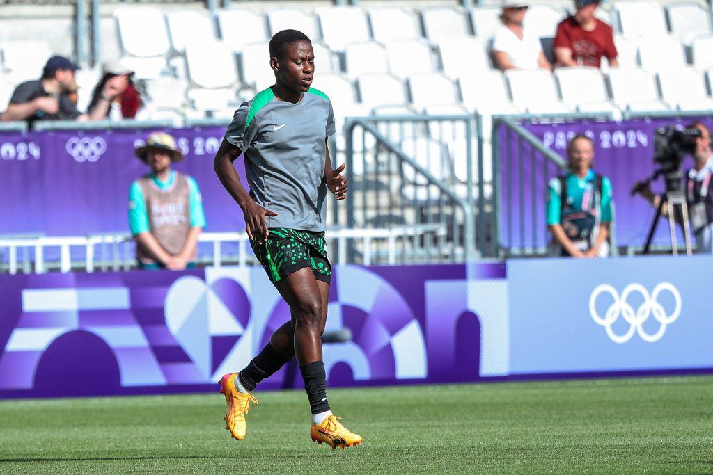 Christy Ucheibe for Nigeria's Super Falcons
