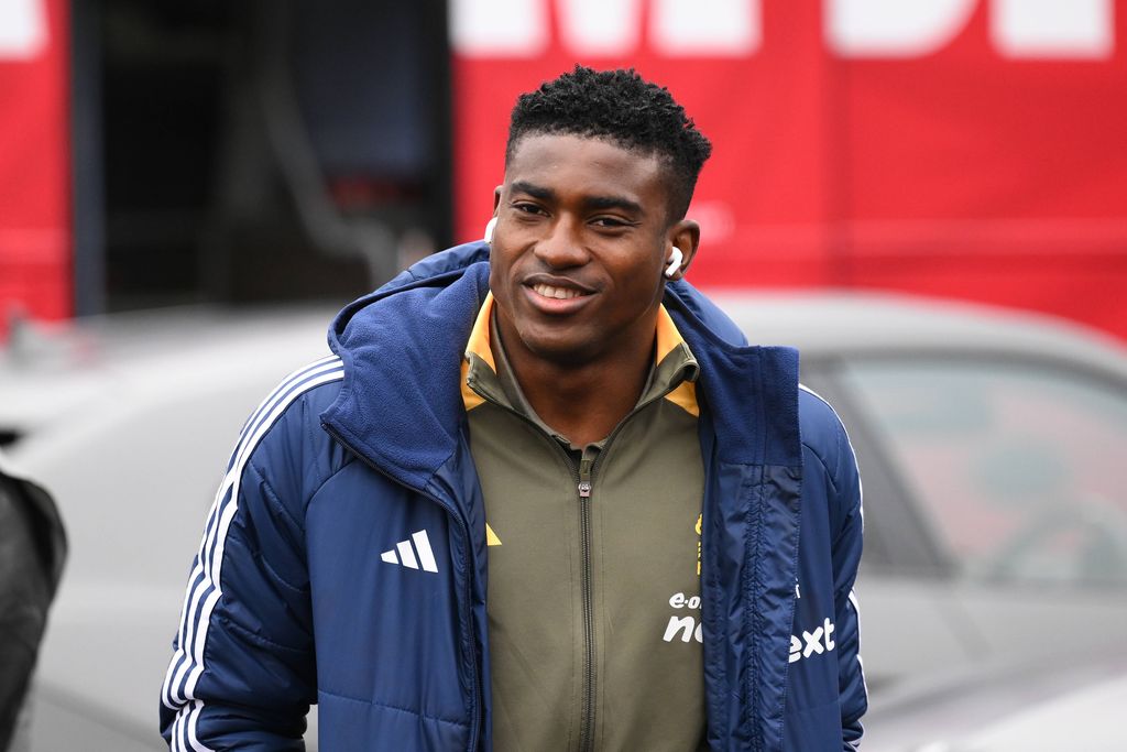 Taiwo Awoniyi of Nottingham Forest participates in the Premier League match between Nottingham Forest and Brighton and Hove Albion