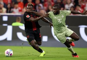 “A great striker” – France and Bayern Munich star hails Victor Boniface after tough Leverkusen draw