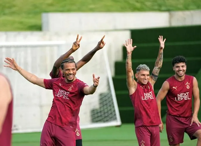 Galatasaray training session 