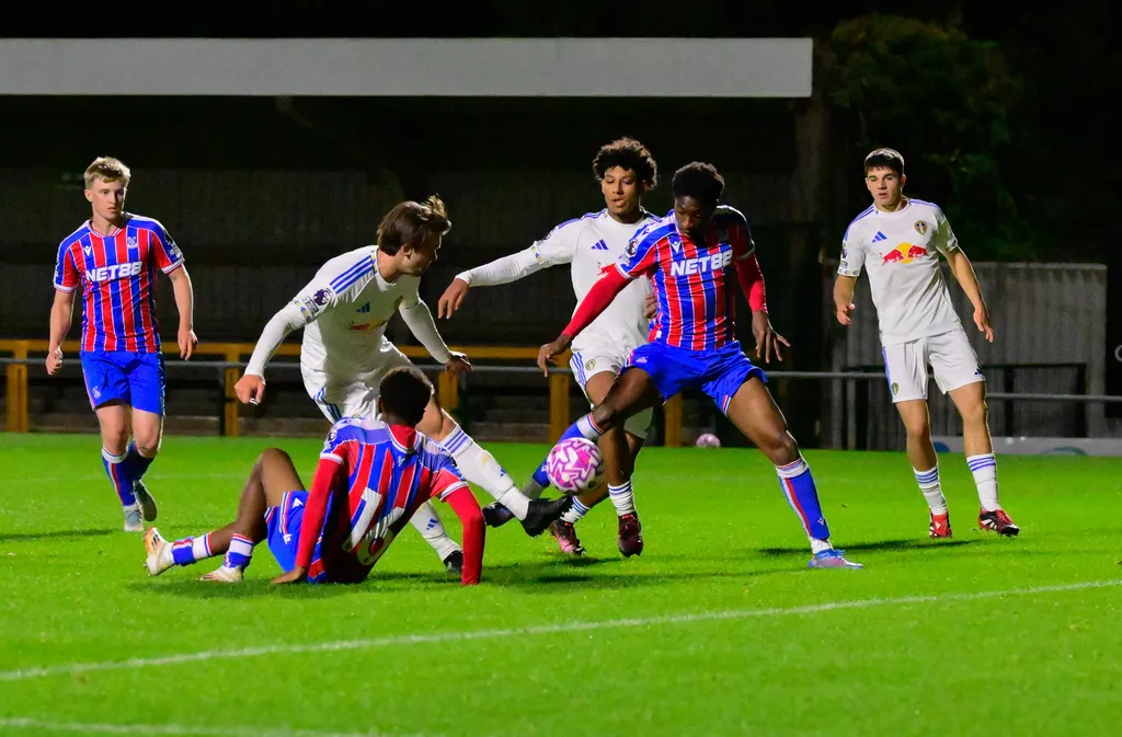 Benjamin Casey during the Premier League 2 between Crystal Palace U21s and Leeds United