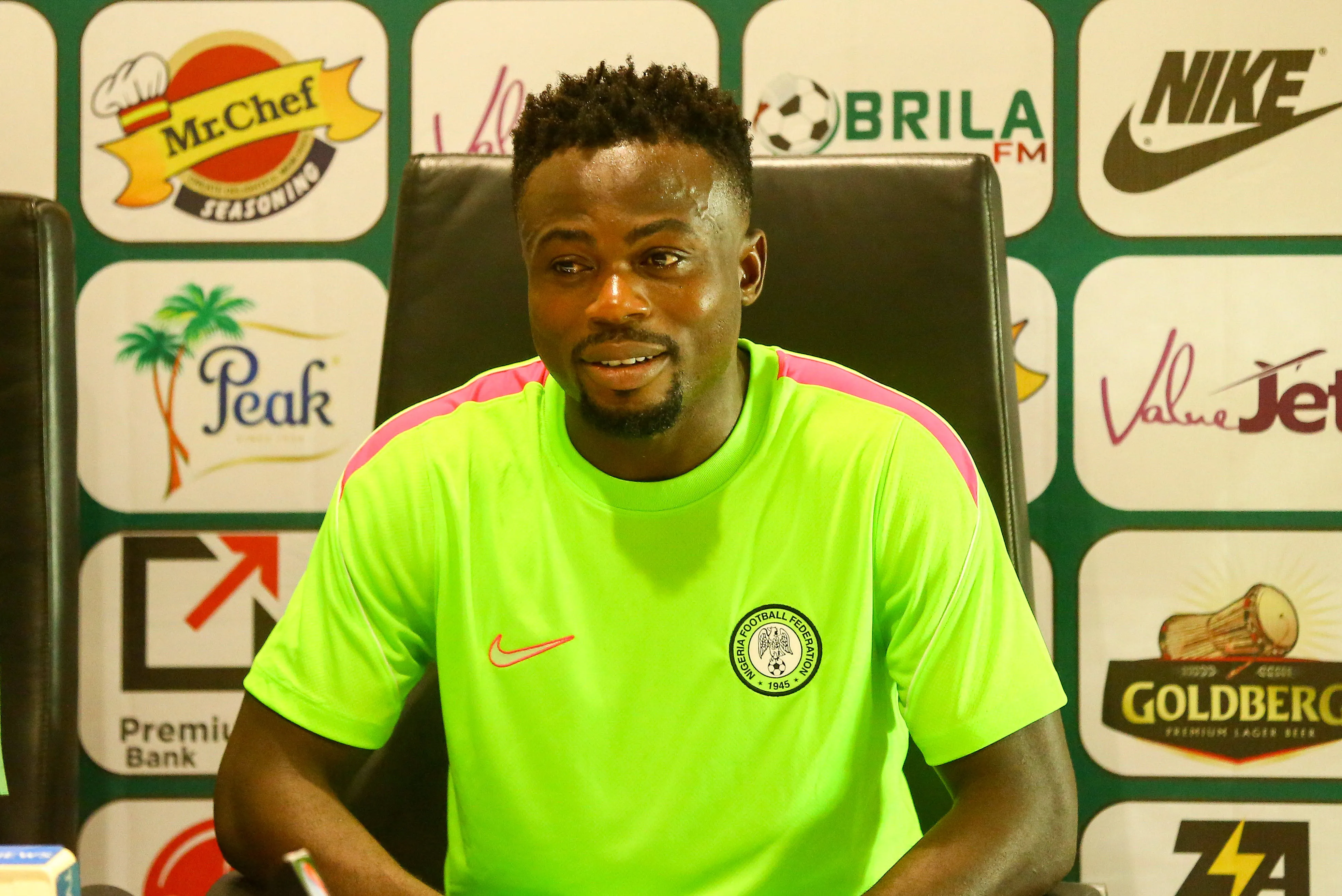 Super Eagles centurion Moses Simon 