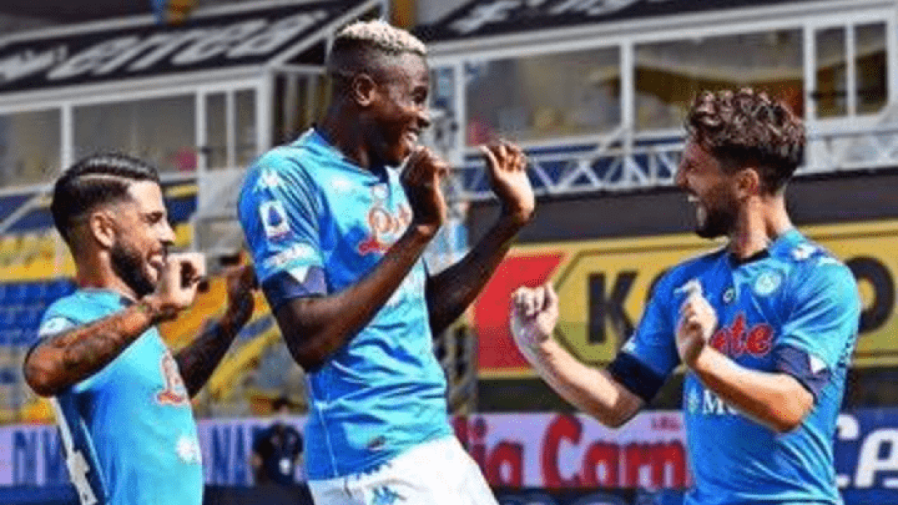 Unlucky Osimhen grabs assist as Napoli demolish Genoa