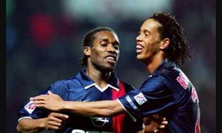 Okocha and Ronaldinho at PSG