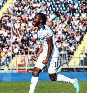 Super Eagles forward Ademola Lookman scored the winning goal for Atalanta in their 1-0 victory over Empoli at the Stadio Carlo Castellani.