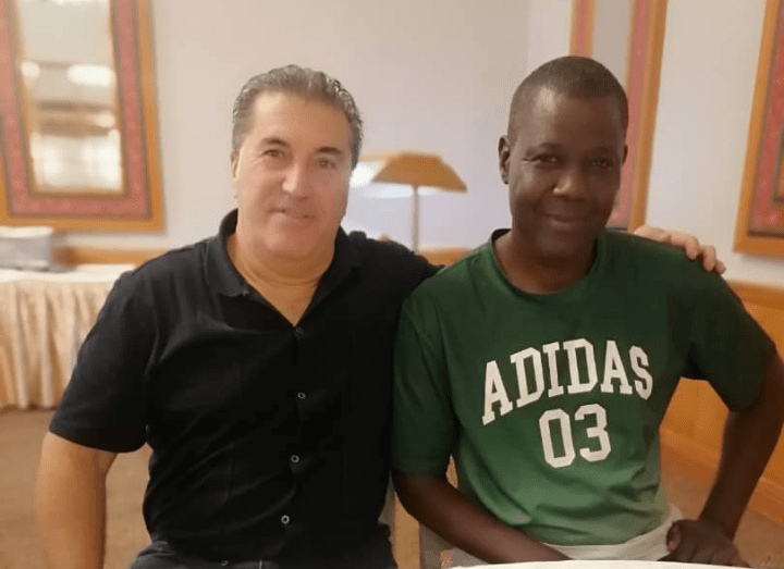 Peseiro with Plateau United in Tunis