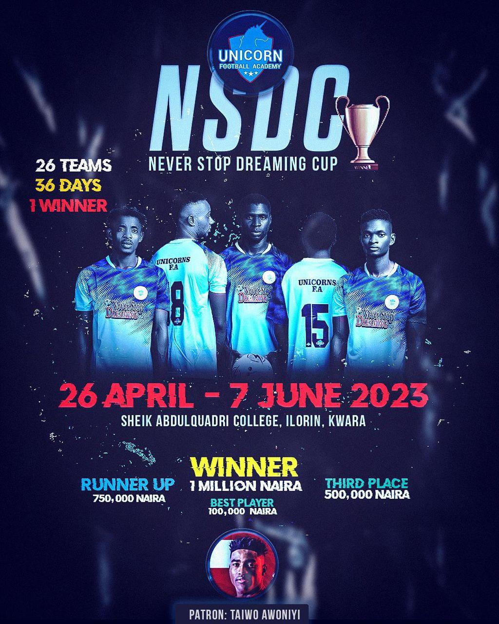 Never Stop Dreaming Cup