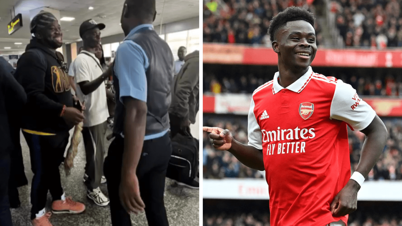 Watch: Arsenal star Bukayo Saka pays visit to Lagos, rekindling Nigerian  roots - Soccernet NG