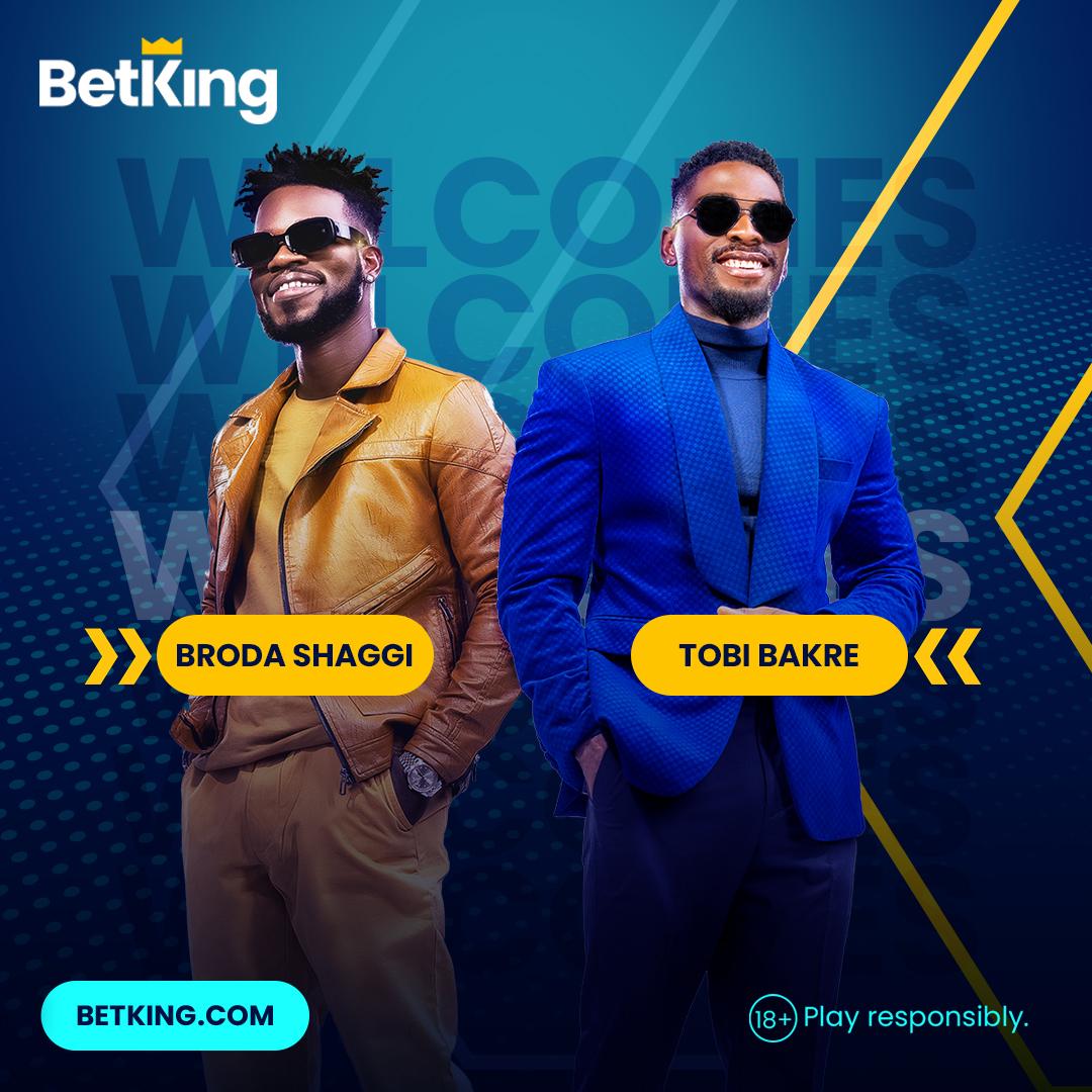 BetKing Unveils Brodda Shaggi and Tobi Bakre as First Official Brand Influencers