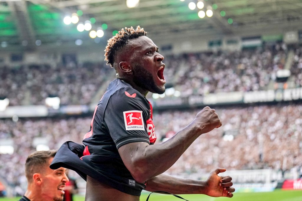 Bundesliga: Boniface’s brilliance powers Bayer Leverkusen past Borussia Monchengladbach in Rhine derby thumbnail