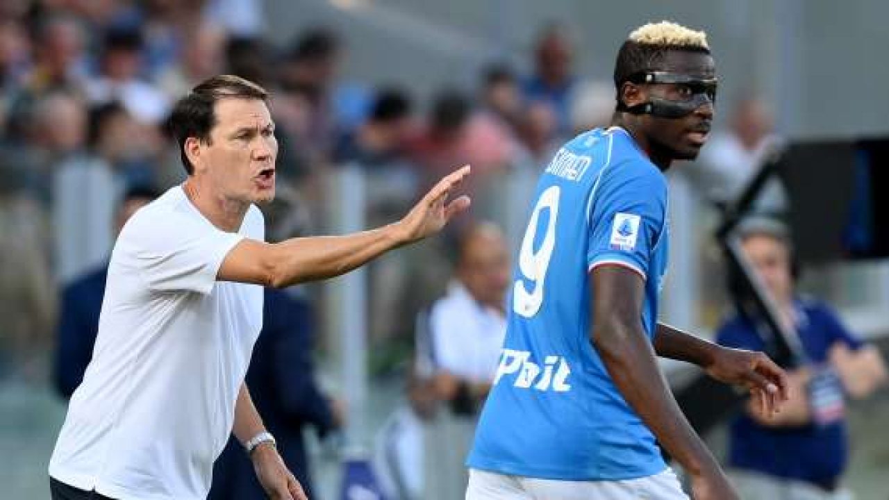 Napoli boss Rudi Garcia after argument with Victor Osimhen: What