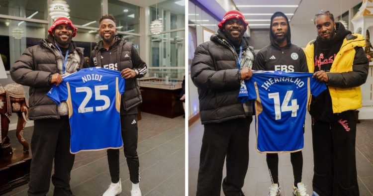 Watch: ‘Declan Rice’ crooner Odumodublvck spotted with Ndidi and Iheanacho