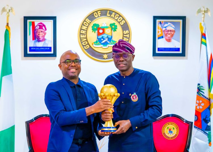 “Super Eagles carry our hopes” – Governor Sanwo-olu pleased to host AFCON trophy in Lagos