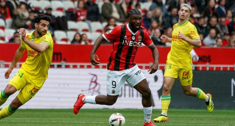 Ligue 1: Terem Moffi hits 50-goal milestone in Nice’s 1-2 loss to FC Nantes