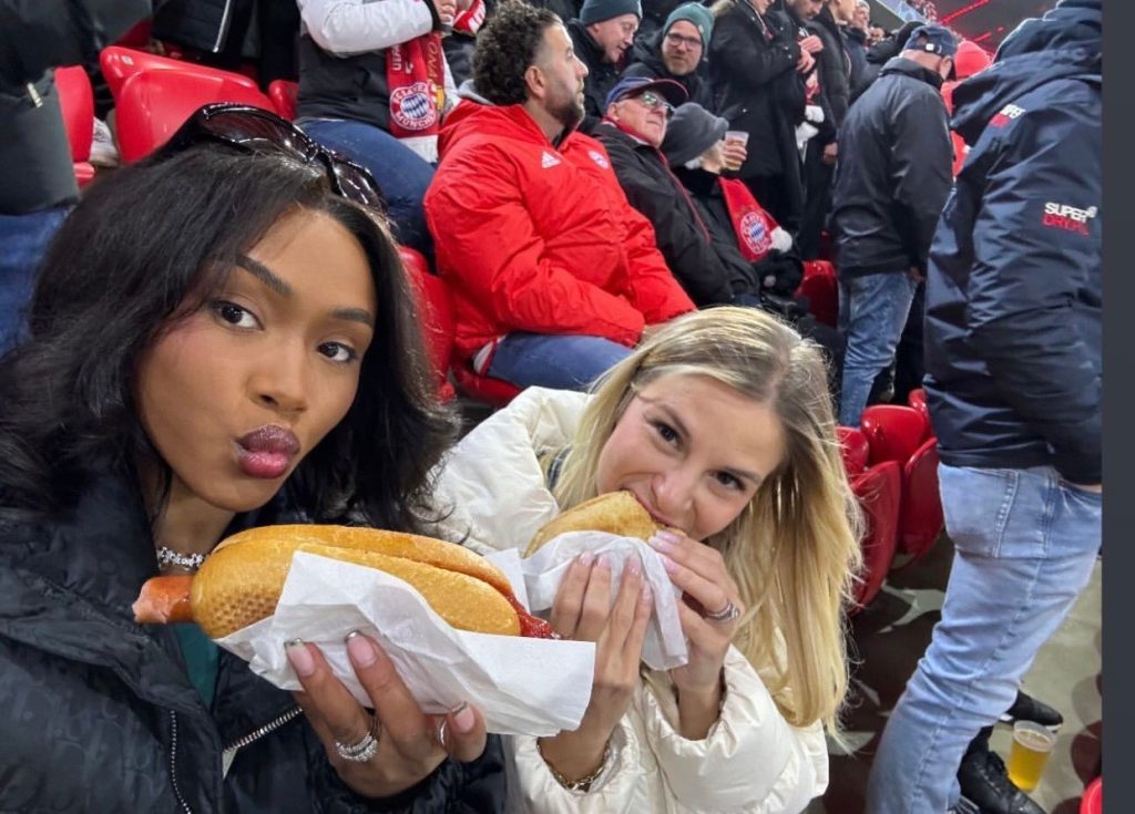 Photos: Bukayo Saka's Girlfriend Tolami Benson In Germany To Support ...