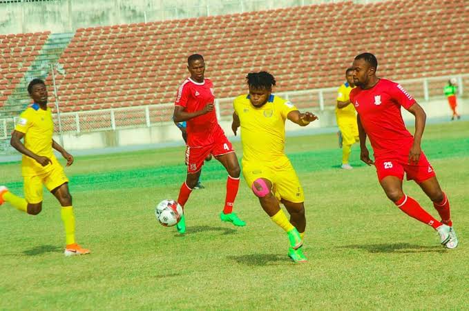 Watch: Player scores by substituting football with basketball in Jigawa Golden Stars vs Sporting Supreme NNL clash