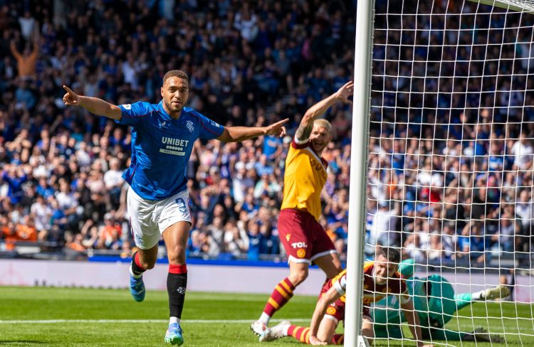 Brilliant Cyriel Dessers gives Rangers first win of the season after victory over Motherwell