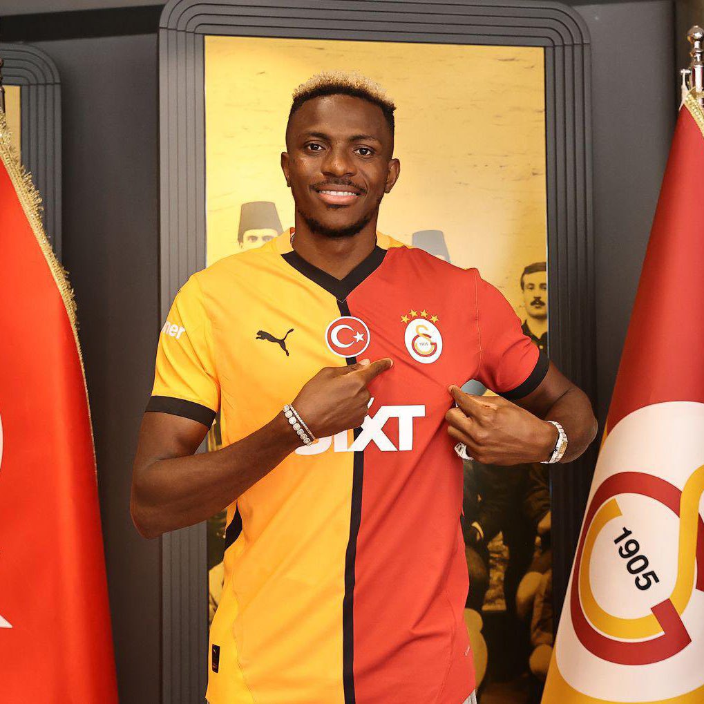 Victor Osimhen on Galatasaray Jersey